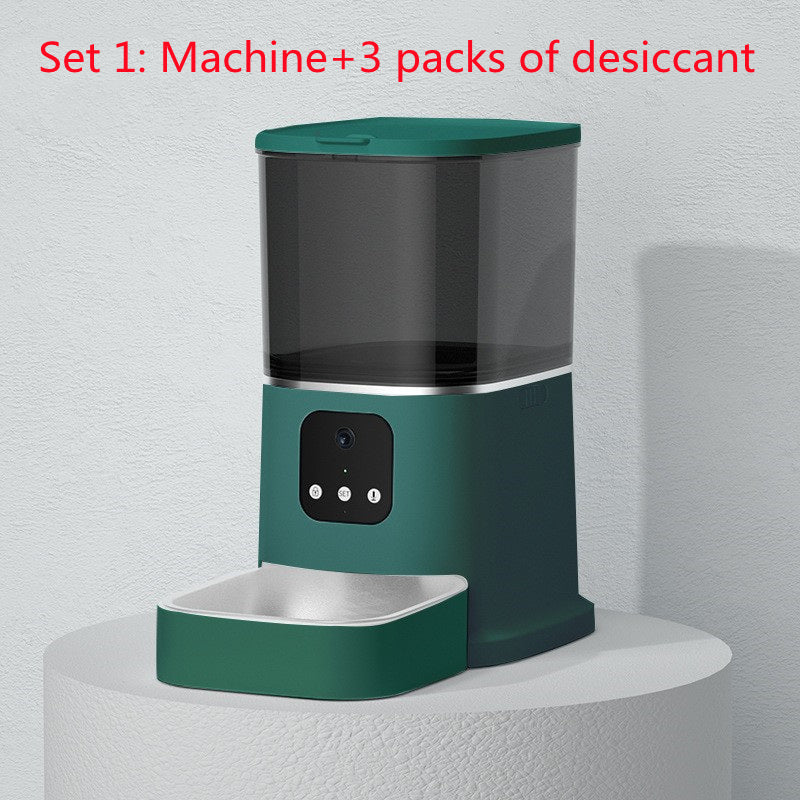 Smart WiFi Pet Feeder 6L – App Control, Timer & Video Camera